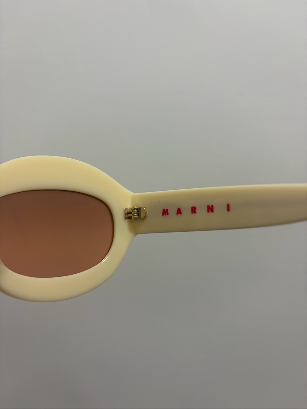 Marni "Ik Kil Cenote" Chunky Oval Sunglasses